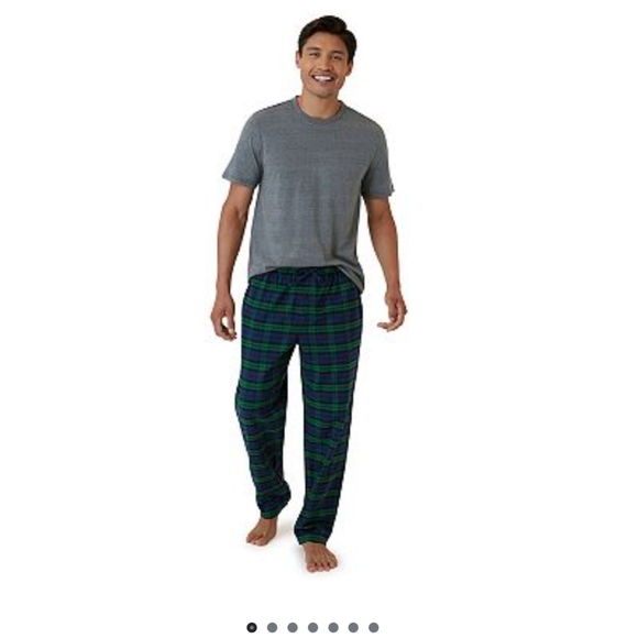 NWT Men's Eddie Bauer Cozy Cabin 2-Piece Top & Pants Lounge Set - Picture 2 of 5